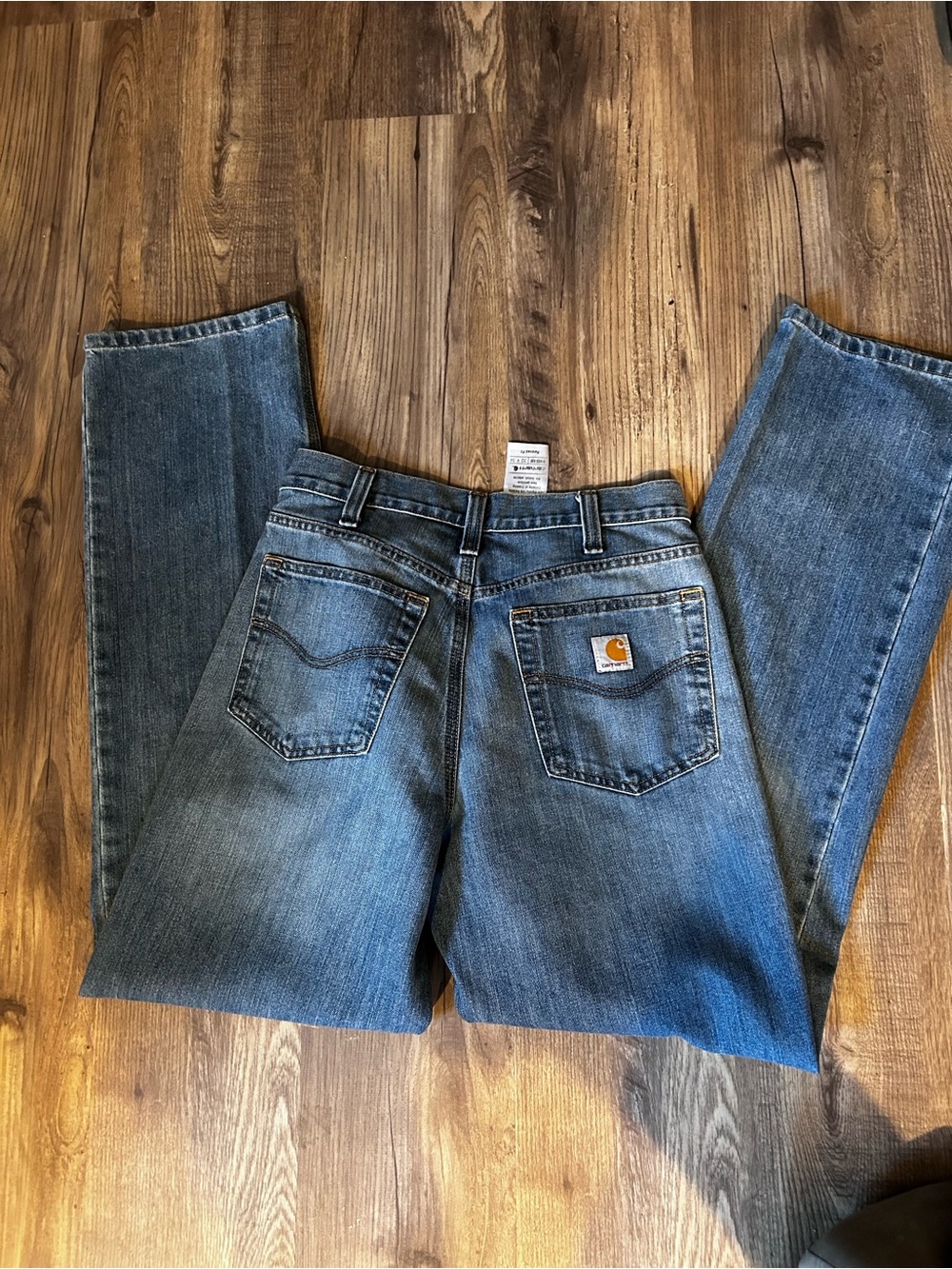 Carhartt Men’s Blue Relaxed Fit Jeans